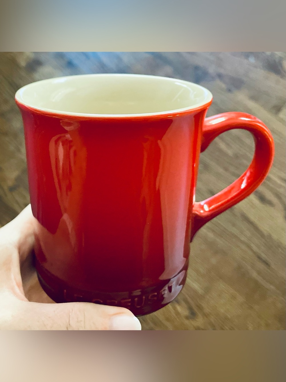 nwt Le Creuset Cerise Red Mug 400 ml